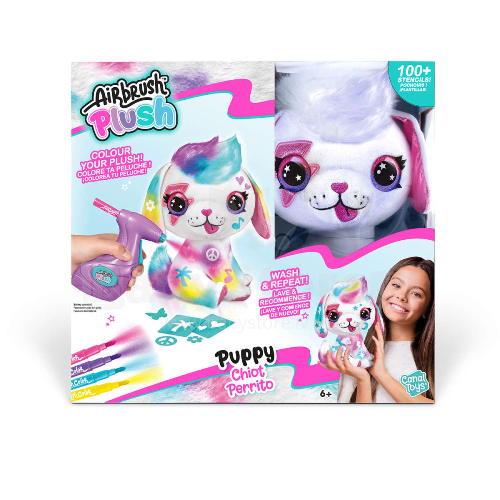 Airbrush Plush - Unicorn Canal Toys