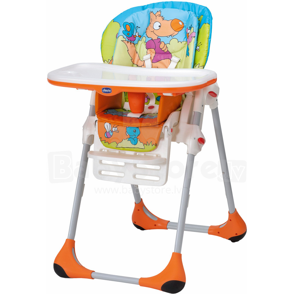 Стульчик для кормления chicco polly 2in1