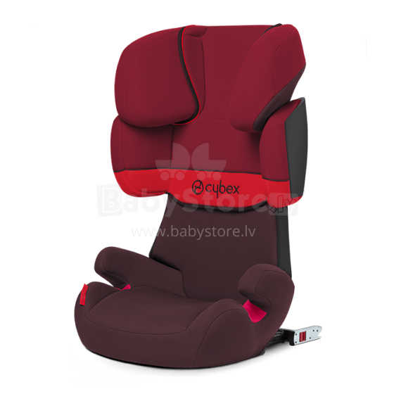 Cybex '18 Solution X-Fix Art.102376 Rumba Red Bērnu autokrēsls (15-36 kg)