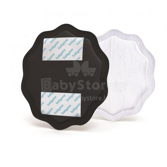Baby Ono Art.298 / 02 juodi vienkartiniai liemenėlių įdėklai (24 vnt.)