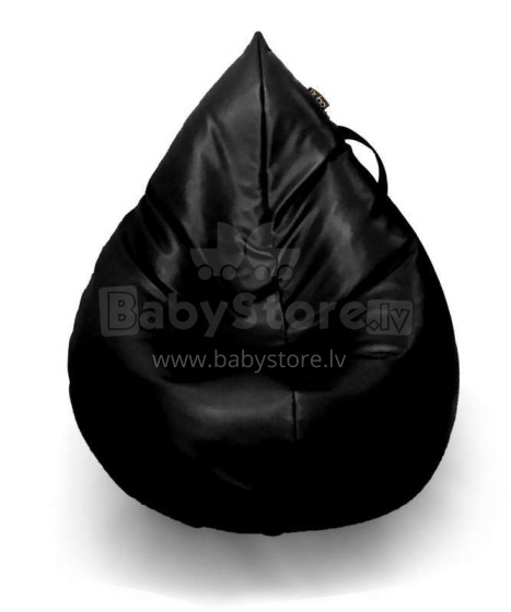 Qubo™ Splash Drop Space Black Art.112622 Sēžammaiss Puffs, Mīkstais bean bags