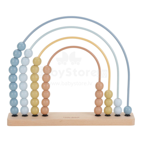 Little Dutch Abacus Art.7238 Forest Friends Mediniai staleliai