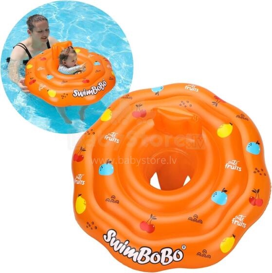 Swimbobo Inflatable Baby Swim Ring Art.118996 ratas plaukimui 12 -24 mėnesiams