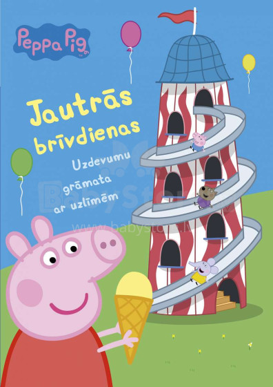 Egmont Art.119492 Jautrās brīvdienas. Peppa Pig. Uzdevumu grāmata ar uzlīmēm