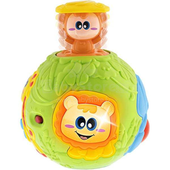 Chicco Pop Up Ball Art.09340.00 Bumba ar skaņas un gaismas efektiem