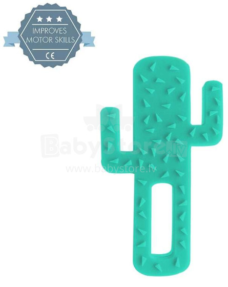 MINIKOIOI minkštas silikoninis kramtukas Green Cactus 101090001