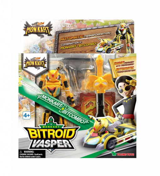 YOUNG TOYS MONKART Robots/transformeris - Bitroid Vasper