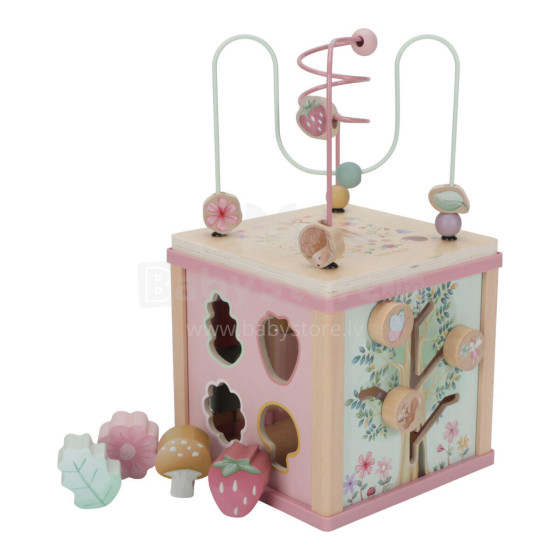 Little Dutch Activity Cube Art.7331 Fairy Garden Active spiral