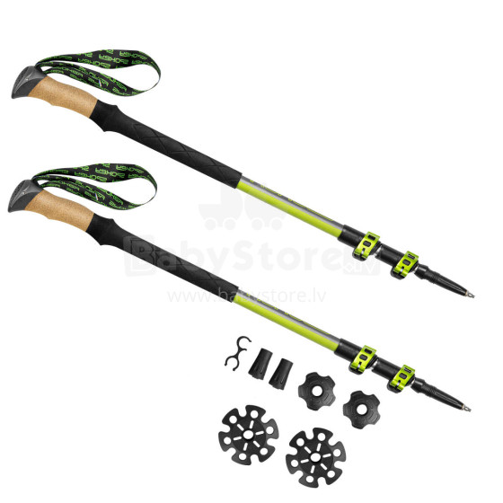 Trekking poles 105-135 cm SV/LM Spokey COMPASS