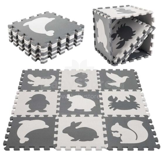 Bebe Basic Puzzle  Art.KX5207 daugiafunkcinis vaikų galvosūkis iš 9 elementų