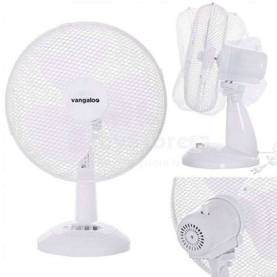 Galda ventilators Vangaloo, balts