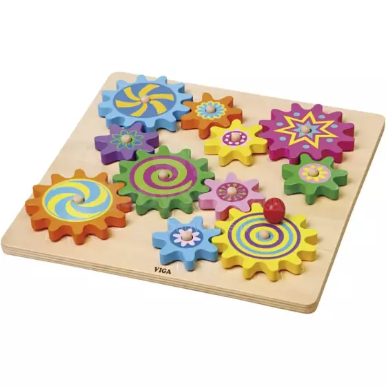 Viga Spinning Gears Art.59854 Medinė dėlionė Gears