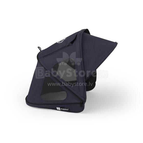 Bugaboo Fox/Cameleon3/Lynx breezy sun canopy v2 Art.152380 Deep Indigo Apsauga nuo saulės
