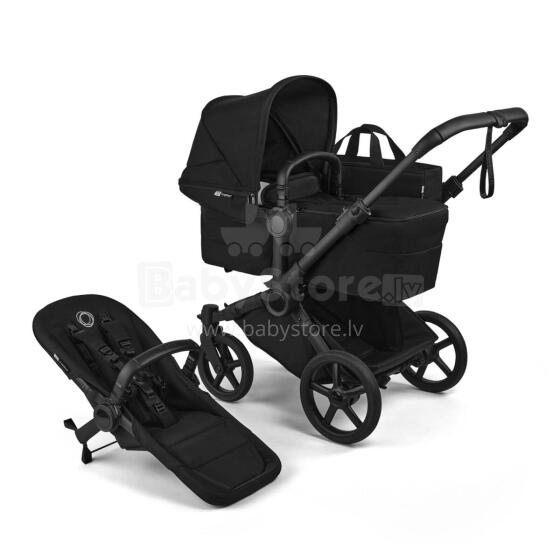 Bugaboo Donkey 6 Mono Сomplete Art.152421 Black Kūdikių universalus vežimėlio transformatorius