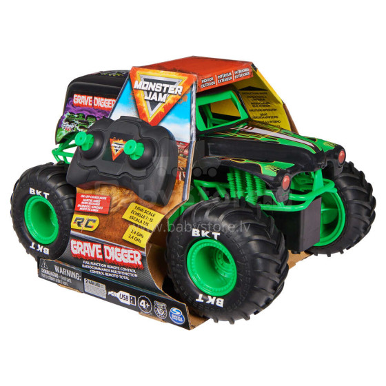 MONSTER JAM 1:15 RC Monster Truck "Grave Digger", 6068258
