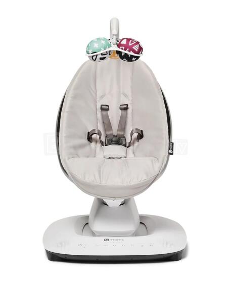 4moms MamaRoo 5.0 Infant Seat Art.156279 Classic Grey pilka revoliucinė supamoji kėdė