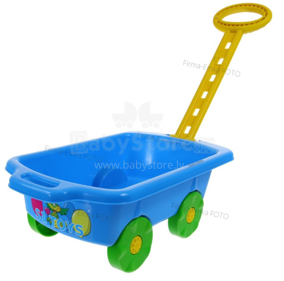 Ikonka Art.KX3796 Wheelbarrow trolley with handle for children