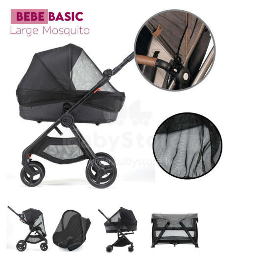 Bebe Basic ™ Mosquito Net Art.159558 Black