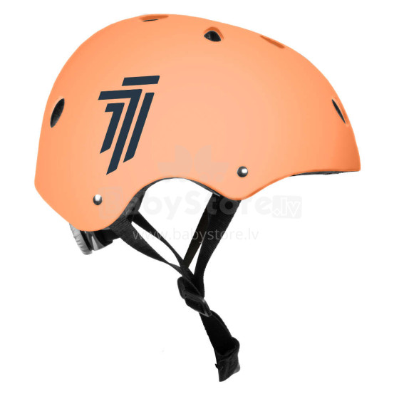 SPORT HELMET 7-BRAND BLACK ORANGE