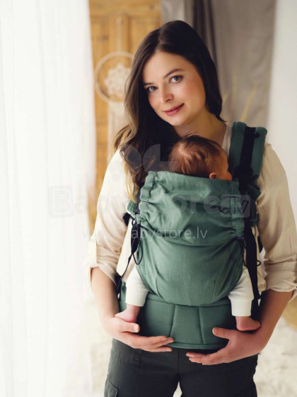 Little Frog Baby Carrier Prime Art.161003 Salvia Ķengursoma - aktīviem vecākiem gariem pārgājieniem no 4 līdz 20 kg