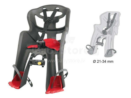 Bērnu krēsliņš Bellelli Tattoo Handlefix Grey/Red