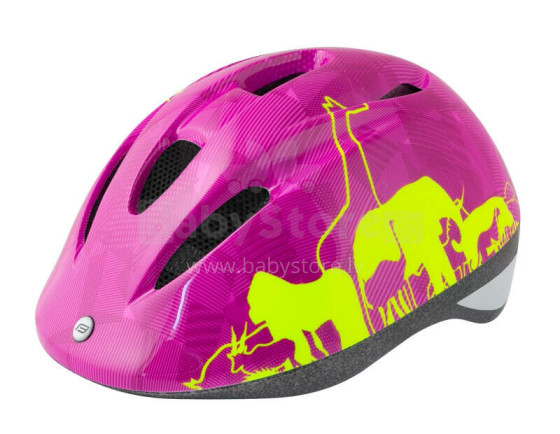 Aizsargķivere bērniem Force Fun Animal Pink/Electro Yellow S (48-54 cm)