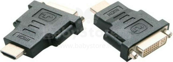 Adapter AV Gembird HDMI na DVI-D (M/F) Czarny (A-HDMI-DVI-3)