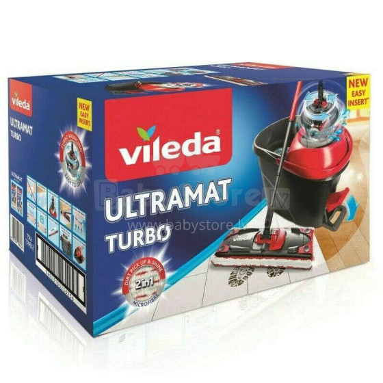 Grīdas tīrīšanas komplekts Vileda Ultramat EASY WRING TURBO