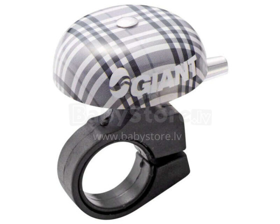 Velosipēda zvans Giant Cruiser Plaid melns/pelēks