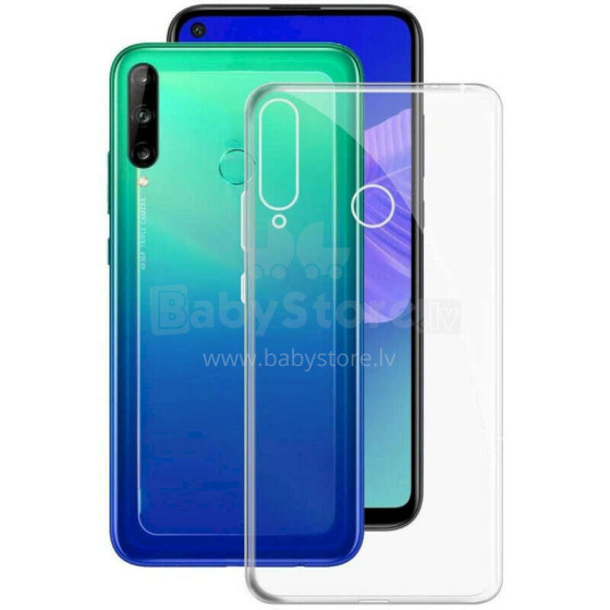 Fusion Ultra Back Case 1 mm Izturīgs Silikona Aizsargapvalks Priekš Huawei P40 Lite Caurspīdīgs