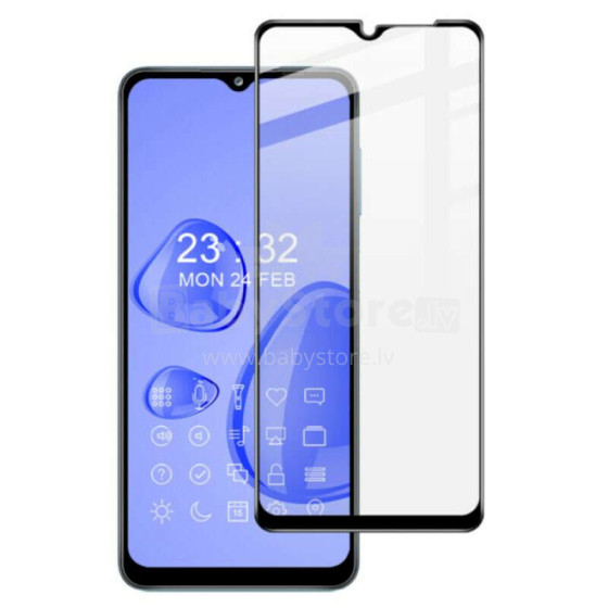 Fusion 5D aizsargstikls pilnam ekrānam Samsung A325 Galaxy A32 4G melns