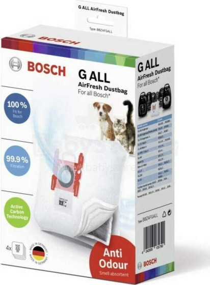Maisiņi Bosch AirFresh GALL putekļu sūcējam