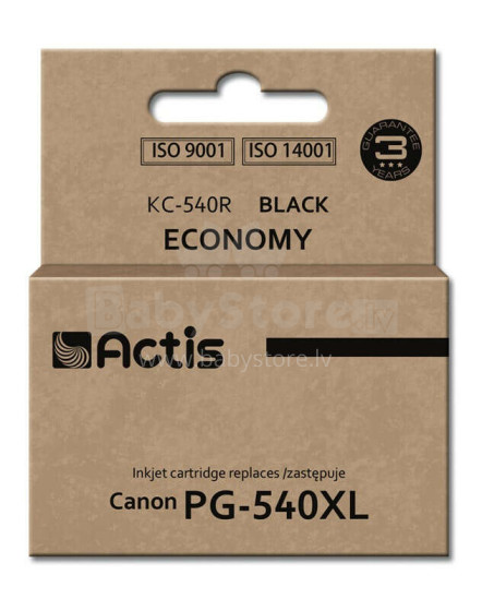 Чернила Actis KC-540R для принтера Canon; Замена Canon PG-540XL; Стандарт; 22 мл; чернить