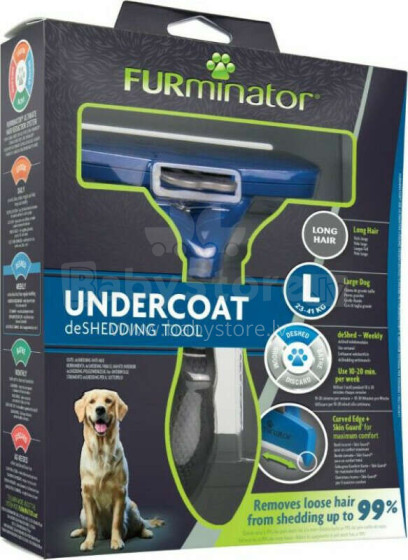 FURminator для длинношерстных собак - большой