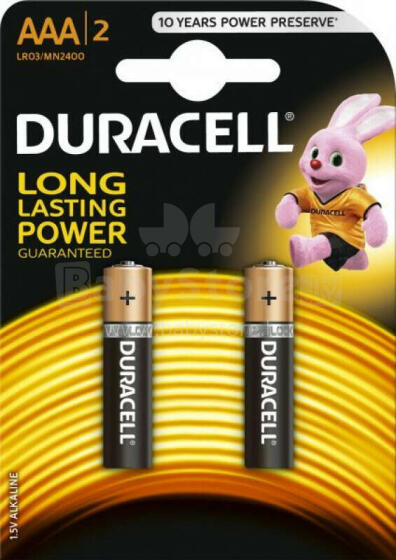 Duracell MN 2400 Basic AAA (LR03) в блистере по 2 шт.