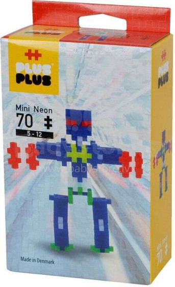 Plus Mini Robot Art.3753 konstruktors, 70gab