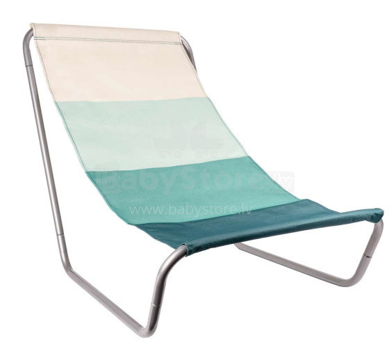 Ikonka Art.KX4508 Folding garden lounger blue + bag