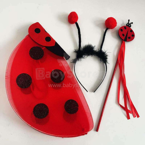 Teplay Ladybug Costume Art.164033 карнавальный костюм крылья Божьей коровки