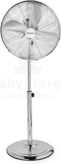 Beldray EH3263VDE chrome pedestal fan