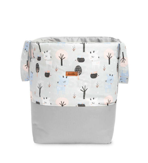 BASKET FOR TOYS MEDIUM - DEERS GREY