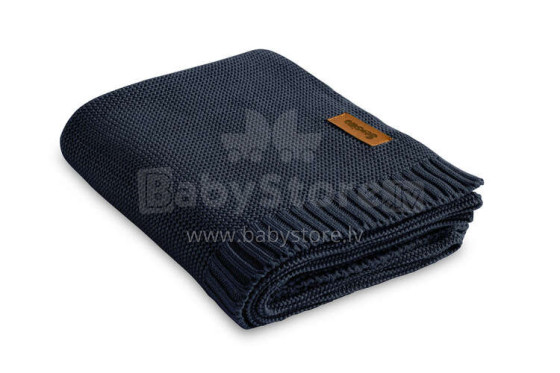 Bamboo and cotton blanket – NAVY