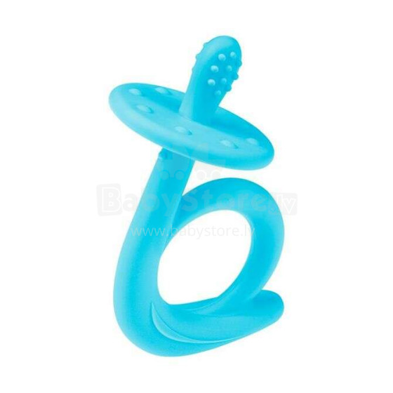 A0114 Silicone teether Blue snail