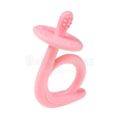 A0115 Silicone teether Pink snail