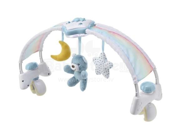 143290 PANEL / RAINBOW SKY BED BLUE