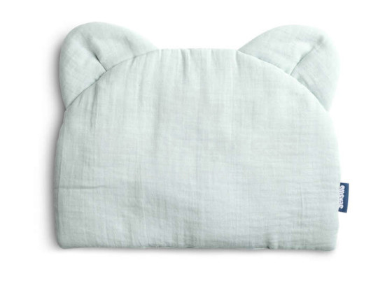 Muslin pushchair pillow – GREY