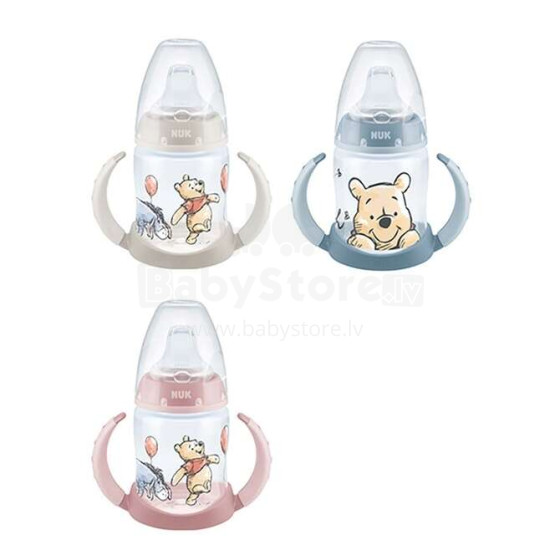 743945 BOTTLE WITH TEMPERATURE INDICATOR 150ML WINNIE THE POOH SILICONE SLOPPING SPOUT