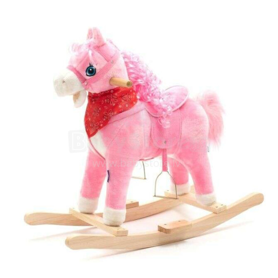46436 POLE HORSE WITH MELODY STAR WITH SCARF