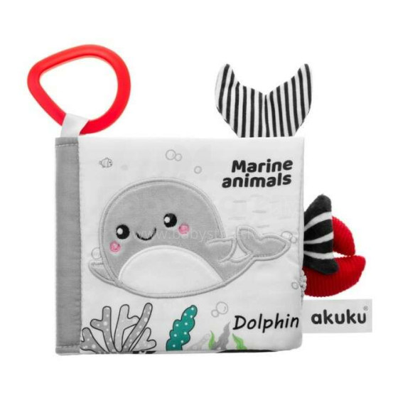 A0480 Material sensory book MARINE ANIMALS 