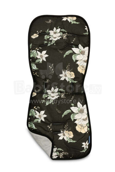 STROLLER INSERT BASIC BLACK FLOWERS