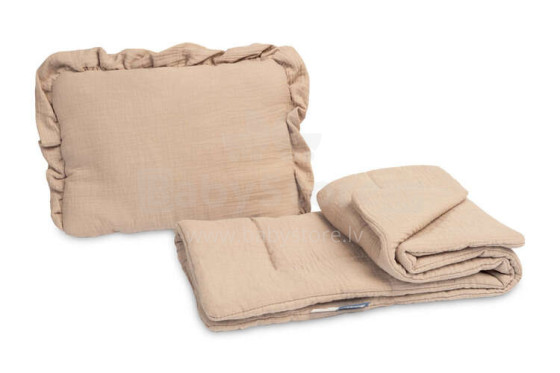 MUSLIN PUSHCHAIR SET - BEIGE